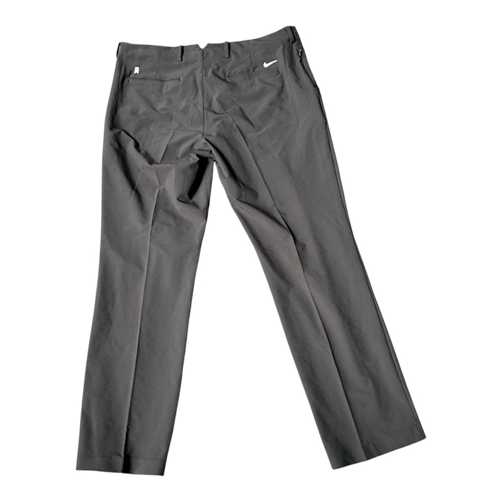 Nike TW Tiger Woods Golf Pants Mens 38x32 Black Stretch Athletic Trousers - Picture 3 of 14